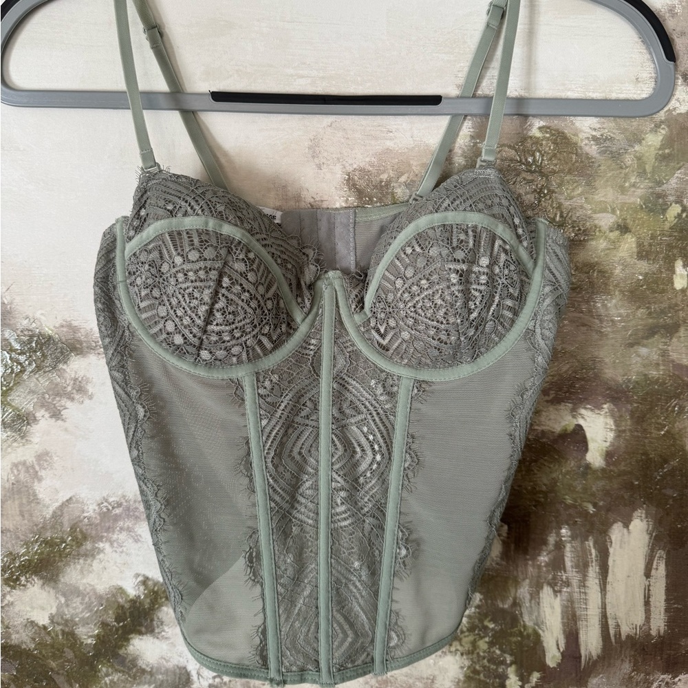 Chrishell Lace Mesh Bustier SIZE S